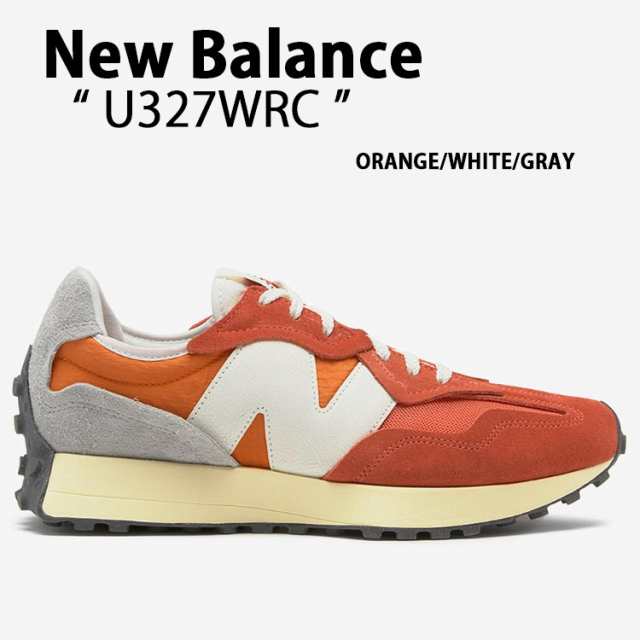 New Balance ニューバランス スニーカー U327WRC ORANGE WHITE GRAY シューズ スエードアッパー NewBalance327 オレンジ ホワイト