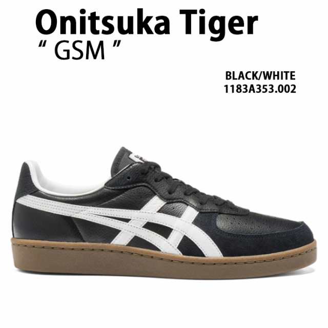 Onitsuka Tiger オニツカタイガー スニーカー GSM BLACK WHITE ジーエスエムエス メンズ レディース