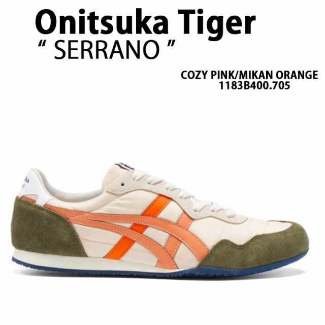 Onitsuka Tiger オニツカタイガー スニーカー SERRANO COZY PINK MIKAN ORANGE メンズ レディース