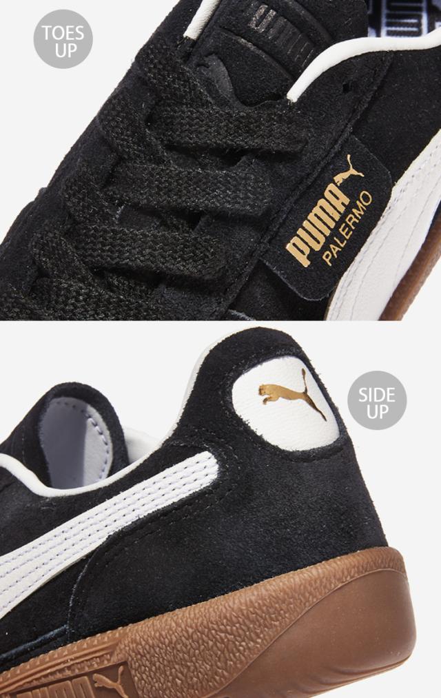 PUMA プーマ スニーカー Palermo パレルモ BLACK WHITE PKI39646310 シューズ スエード テラススタイル_4