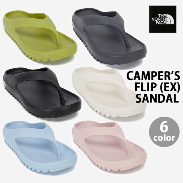 THE NORTH FACE ノースフェイス シャワーサンダル CAMPER’s FLIP (EX) サンダル ビーチサンダル NS92Q21 NS92Q02A/B/C/S/T/U