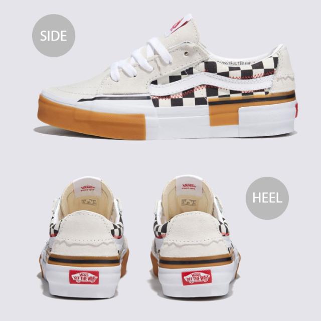 VANS バンズ スニーカーSK8-LOW RECONSTRUCT CAMO CHECK MULTI VN0009QS448 スケートロウリコンストラクト