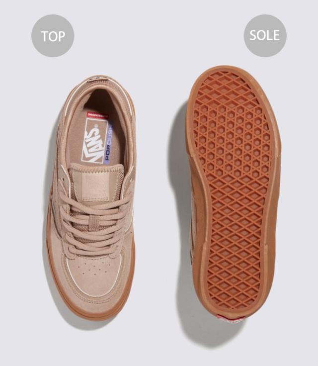 VANS バンズ スニーカー SKATE ROWLEY SUEDE TAN GUM VN0A2Z3O4NF