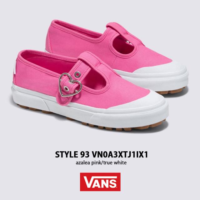 VANS バンズ スニーカー STYLE 93 AZALEA PINK TRUE WHITE スタイル93 アザレアピンク トゥルーホワイト_1