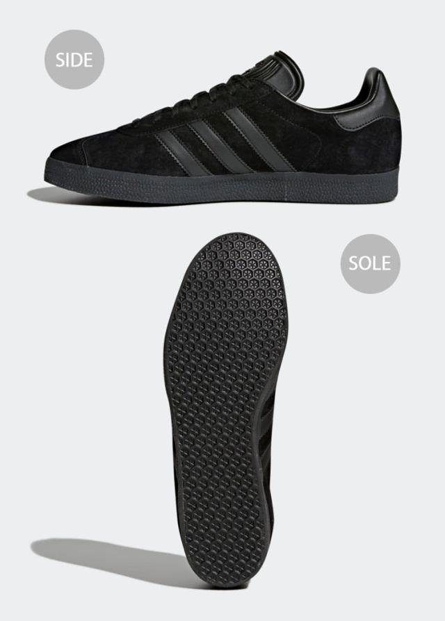 adidas originals アディダス スニーカー GAZELLE CQ2809 CORE BLACK ガゼル シューズ スエード テラス系 T-トゥ コアブラック_2