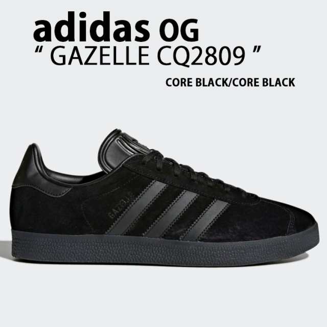 adidas originals アディダス スニーカー GAZELLE CQ2809 CORE BLACK ガゼル シューズ スエード テラス系 T-トゥ コアブラックの通販は