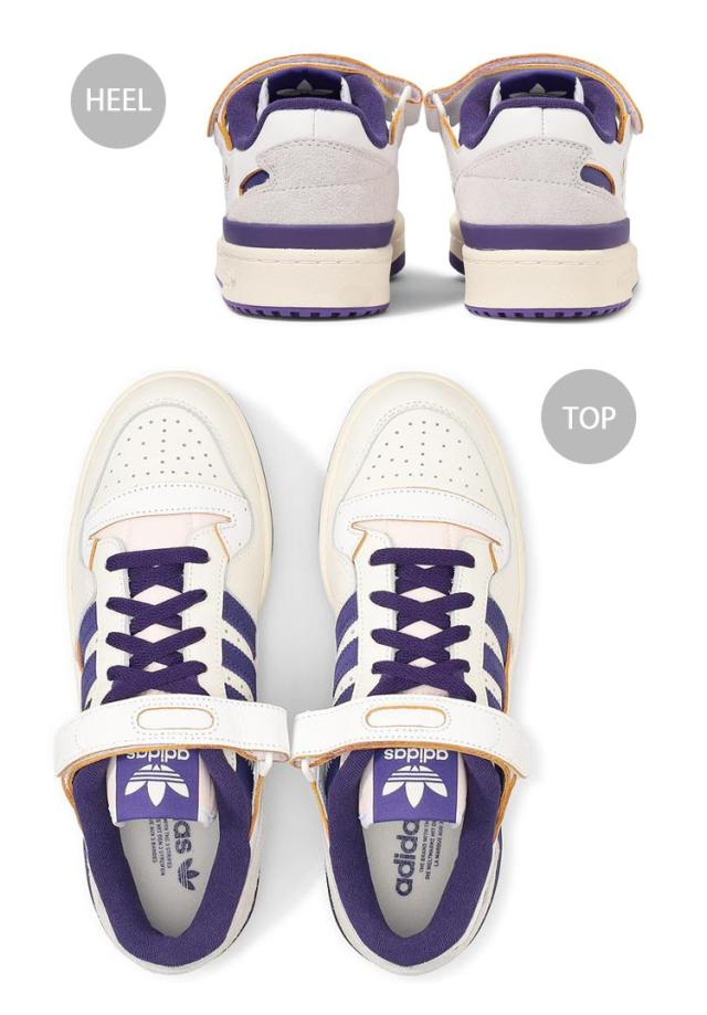 adidas Originals アディダス スニーカー FORUM 84 LOW GW2009 WHITE PURPLE フォーラム 84 ロー シューズ オフホワイト パープル