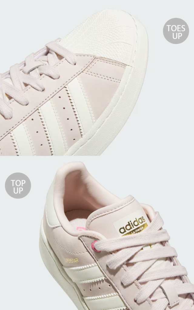 adidas originals アディダス レディース 厚底 スニーカー SUPERSTAR XLG ID1103 MAUVE PINK IVORY スーパースター シューズ スエード 