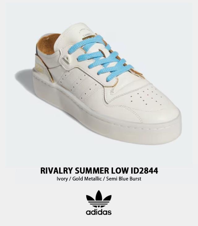 adidas originals アディダス スニーカー RIVALRY LOW ID2844 IVORY GOLD METALLIC SEMI BLUE BURST_1