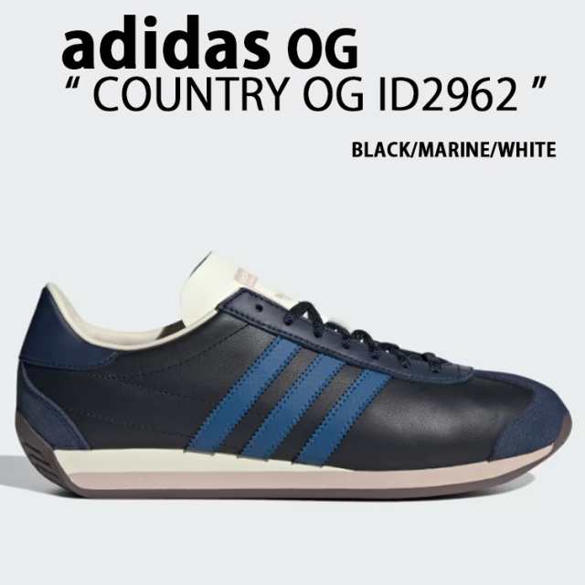 adidas Originals アディダス オリジナルス スニーカー COUNTRY OG ID2962 BLACK MARINE WHITE カントリー