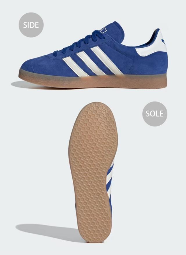 adidas originals アディダス スニーカー GAZELLE ITALY ID3725 イタリア ROYAL BLUE WHITE GUM ガゼル アズーリ スエード ロイヤルブルー_2