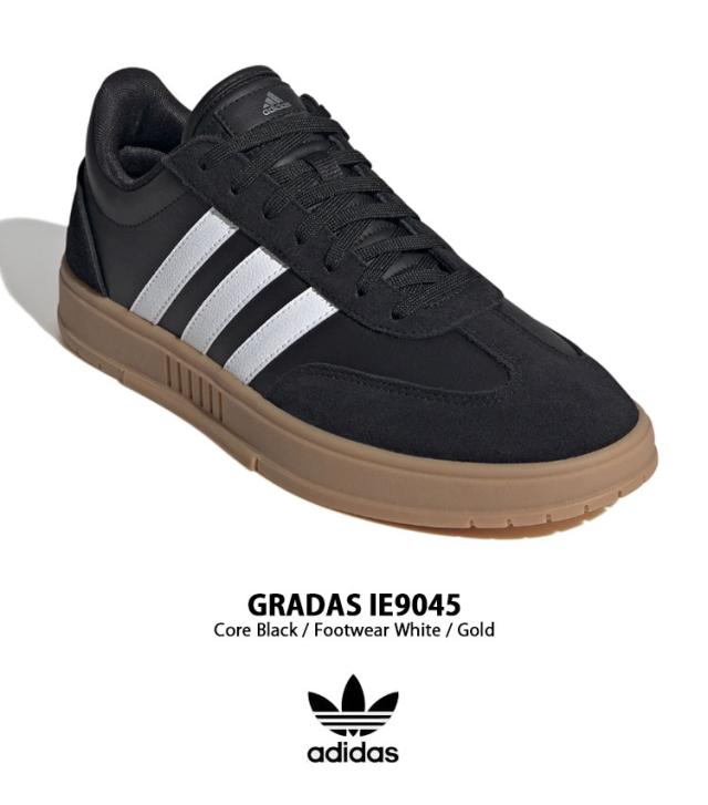 adidas アディダス スニーカー GRADAS IE9045 CORE BLACK WHITE SILVER 