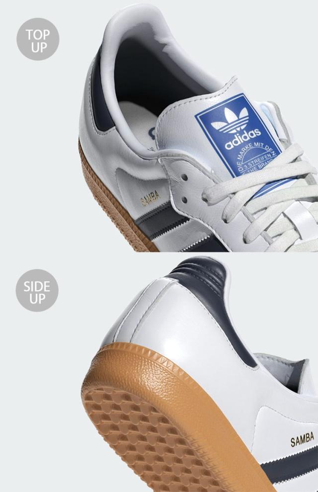 adidas originals アディダス スニーカー SAMBA OG IF3814 サンバ オリジナル WHITE INDIGO GUM シューズ スエードアッパー ガムラバー_4