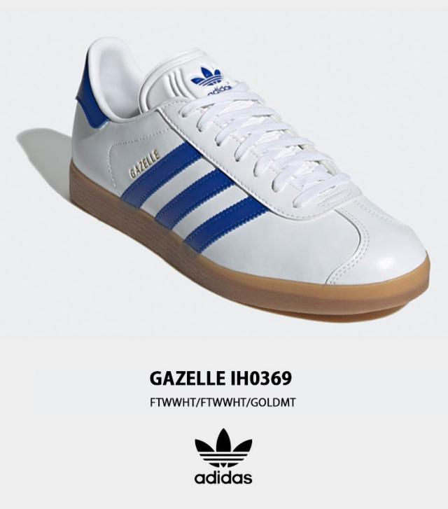 adidas originals アディダス スニーカー GAZELLE IH0369 ガゼル WHITE GOLD シューズ テラス系 T-トゥ_1