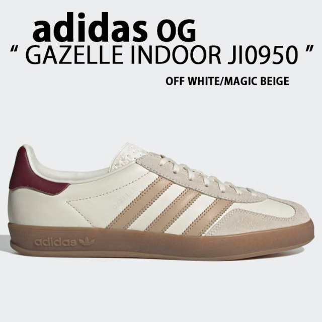 adidas originals アディダス スニーカー GAZELLE INDOOR IH0376 ガゼル インドア OFF WHITE BEIGE RED ニュアンスカラー くすみカラー