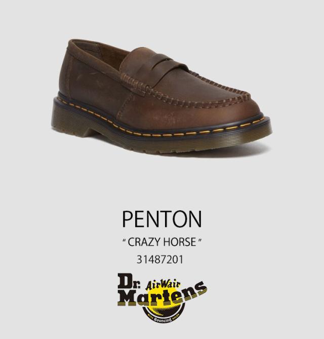 Dr.Martens ドクターマーチン ローファー PENTON CRAZY HORSE 31487201