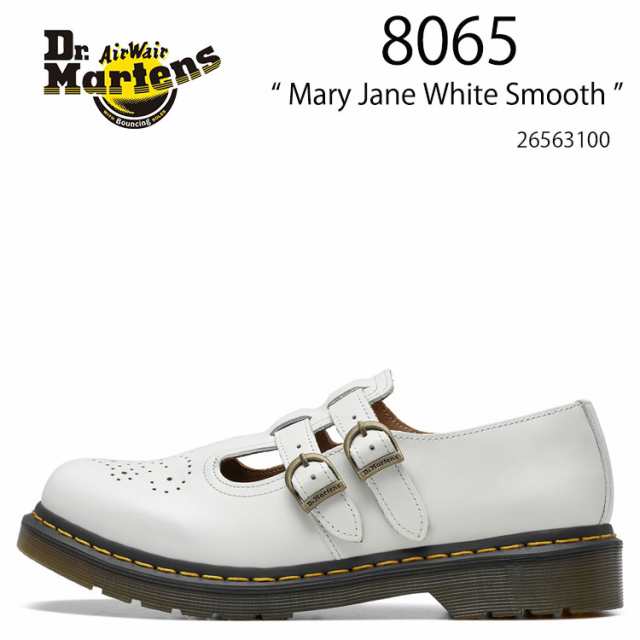 Dr.Martens ドクターマーチン レザーシューズ 8065 Mary Jane White Smooth 26563100 8065 メリージェーン ホワイト レディース