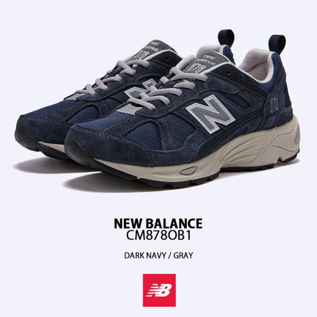 New Balance ニューバランス スニーカー CM878OB1 NAVY GRAY DENIM シューズ NewBalance CM878 ニューバランスCM878 スエード メッシュ_1