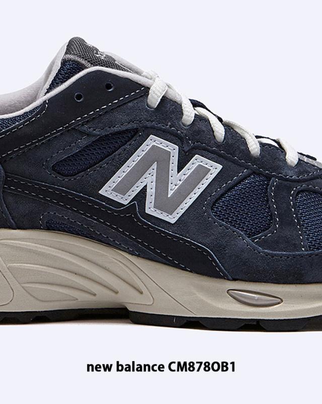 New Balance ニューバランス スニーカー CM878OB1 NAVY GRAY DENIM シューズ NewBalance CM878 ニューバランスCM878 スエード メッシュ_4