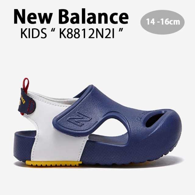 New Balance ニューバランス キッズ サンダル NewBalance 8812 NAVY キッズシューズ ネイビー ベルクロ K8812N2I ベビー用 子供用の通販は