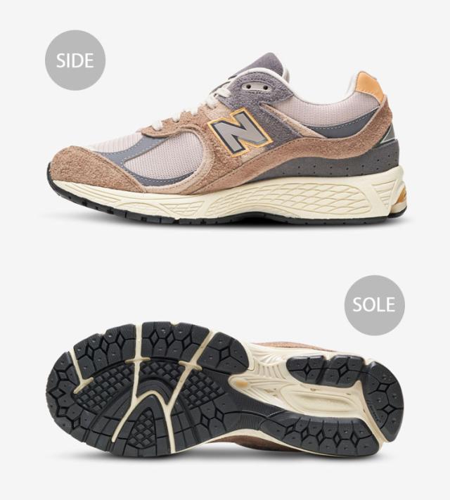 New Balance ニューバランス スニーカー M2002REJ BEIGE GRAY シューズ M2002R EJ 本革 スエード メッシュアッパー ベージュ グレー_2