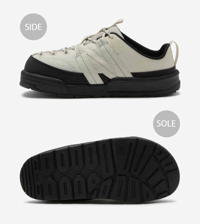 New Balance ニューバランス スニーカー ミュール スリッポン CRV MULE SD3205IB3 LIGHT BEIGE BLACK SD3205 シューズ ベージュ ブラック