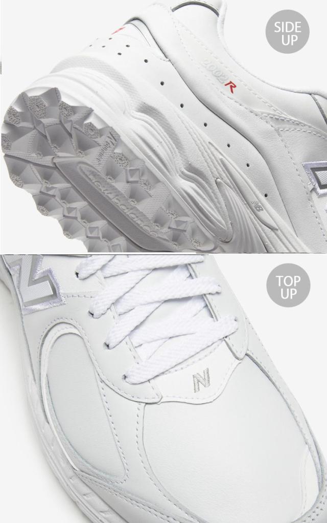 New Balance ニューバランス スニーカー UGS2002D WHITE GOLF シューズ ゴルフ NEWBALANCE2002 レザー 本革 スパイクレス ホワイト_4