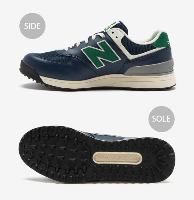 New Balance ニューバランス ゴルフ シューズ UGS574L3 GOLF NAVY GREEN スニーカー NewBalance574 ニューバランス574 ゴルフシューズ_2