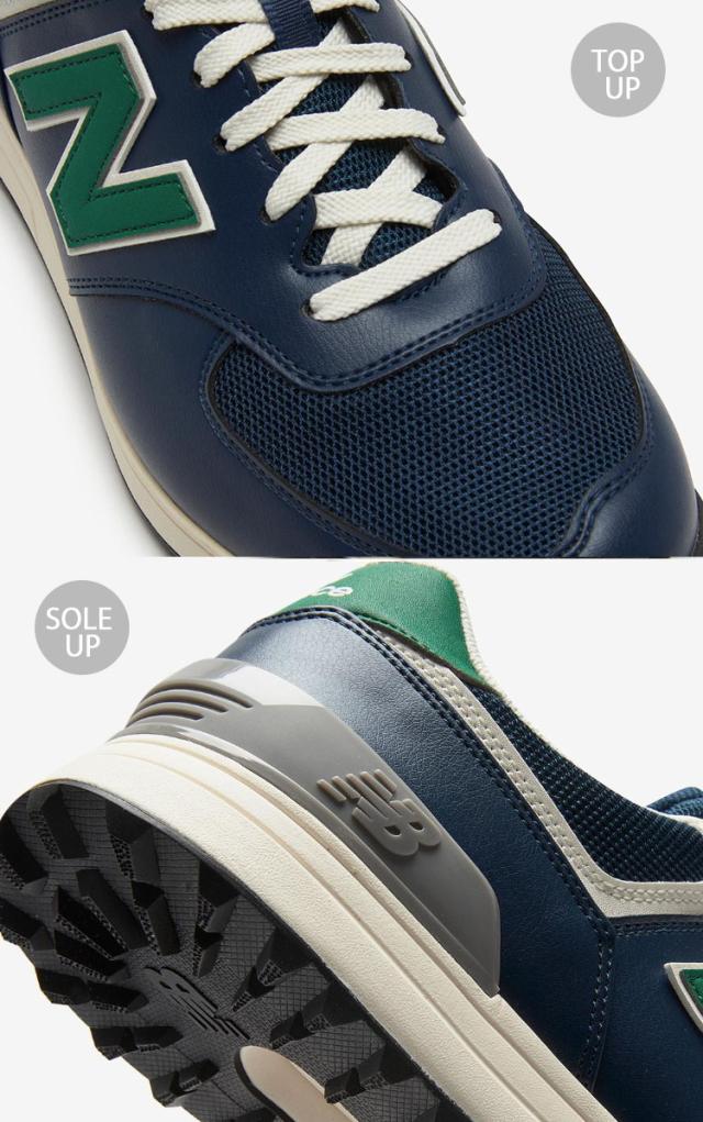 New Balance ニューバランス ゴルフ シューズ UGS574L3 GOLF NAVY GREEN スニーカー NewBalance574 ニューバランス574 ゴルフシューズ_4
