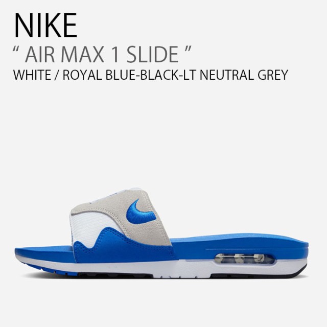 NIKE ナイキ シャワーサンダル AIR MAX 1 SLIDE エア マックス スライド FJ4007-100 ホワイト ブルー ブラック グレー メンズ レディース