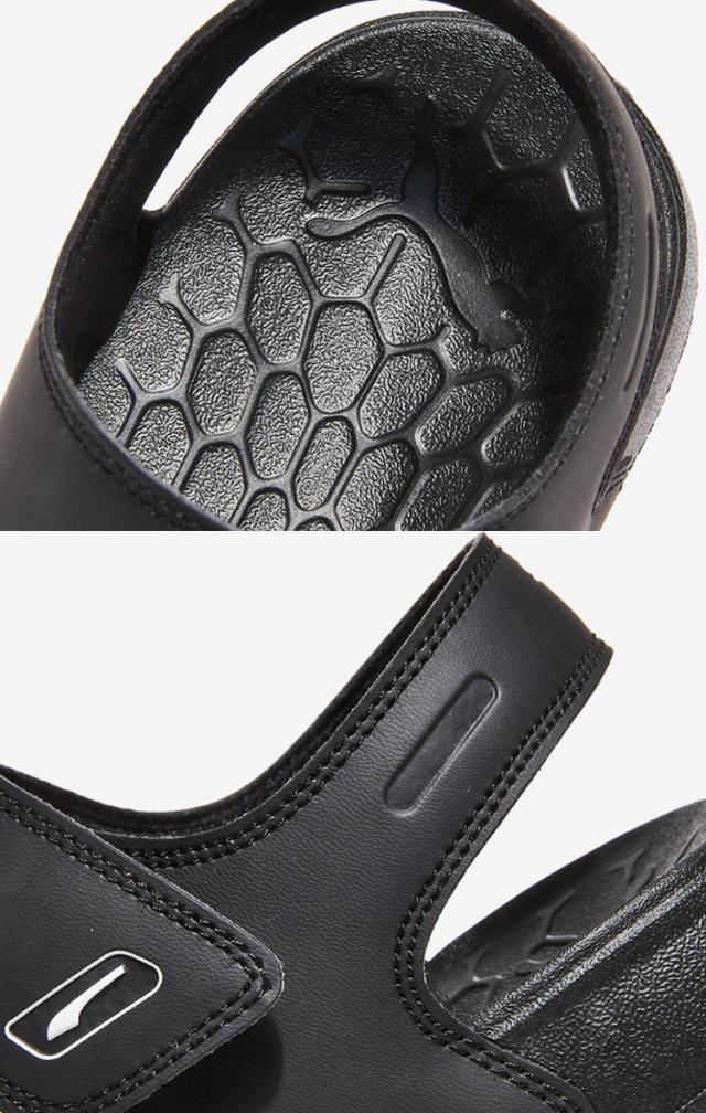 PUMA ピューマ サンダル SOFTRIDE SANDAL PURE SMU BLACK ソフトライドサンダルピュアSMU 黒いこと