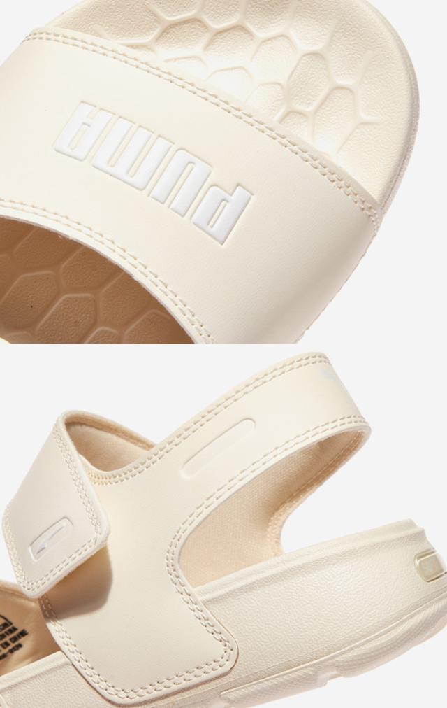 PUMA ピューマ サンダル SOFTRIDE SANDAL PURE IVORY WHITE ソフトライドサンダルピュア 象牙色 白いこと