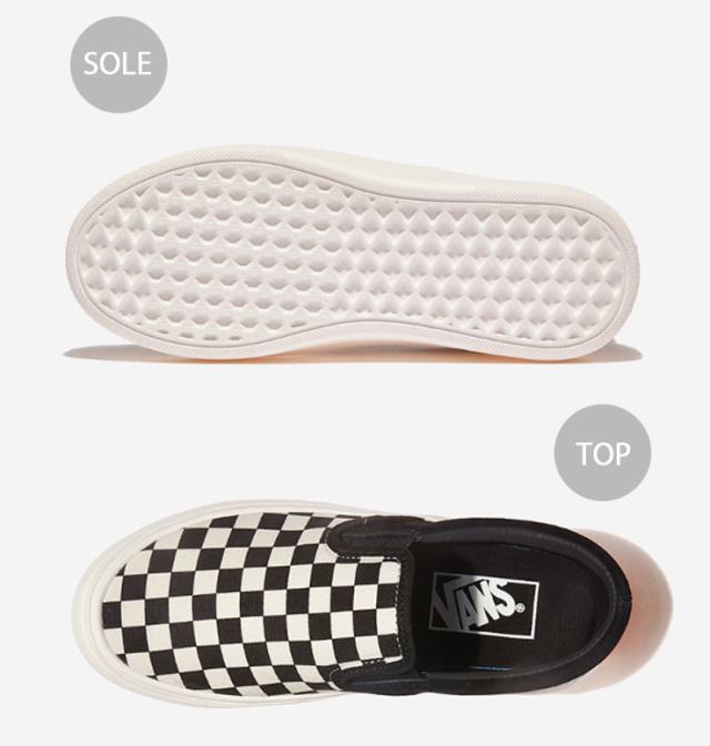 VANS バンズ スニーカー SLIP-ON HOVER BLACK WHITE V98 HOVER