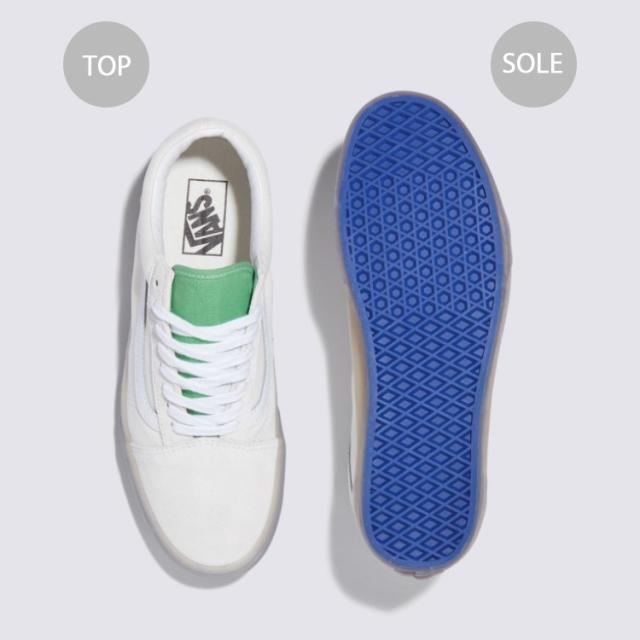 VANS バンズ スニーカー OLDSKOOL WHITE GREEN VN0005UFWGR