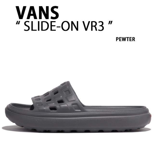 VANS バンズ サンダル SLIDE-ON VR3 PEWTER VN000BCBPWT スライドオンVR3 ピューター