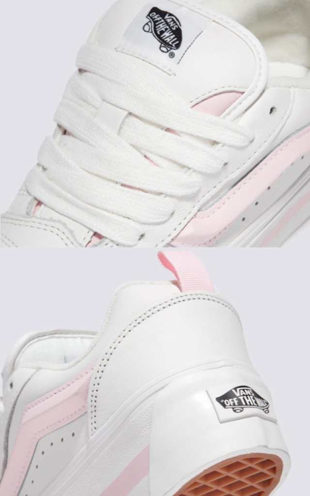 VANS バンズ スニーカー KNU STACK WHITE PINK VN000CP6YL7 ニュースタック ホワイト ピンク