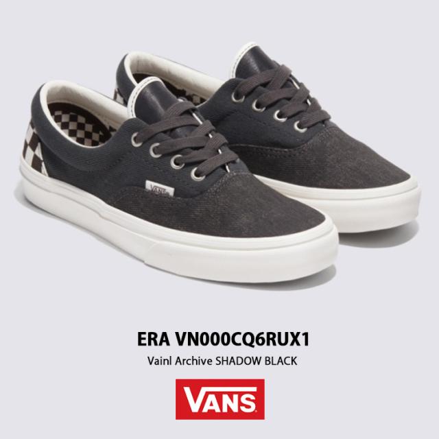 VANS バンズ スニーカー ERA SHADOW BLACK VN000CQ6RUX エラ シャドウ ブラック メンズ レディース
