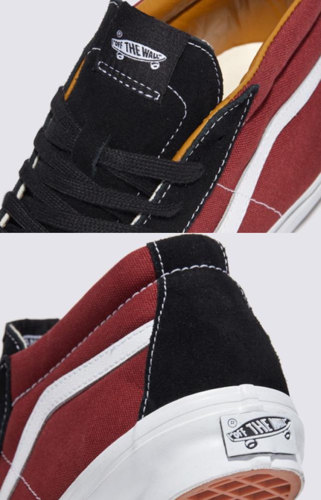 VANS バンズ スニーカー SK8-Mid REISSUE 83 LX BLACK RUSSET VN000CQQCLD スケートミッド リーシュ 83 LX