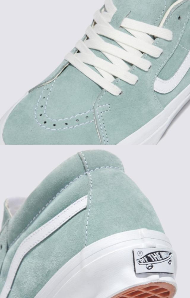 VANS バンズ スニーカー SK8-Mid REISSUE 83 LX PIG SUEDE ICEBERG VN000CQQCPG_4