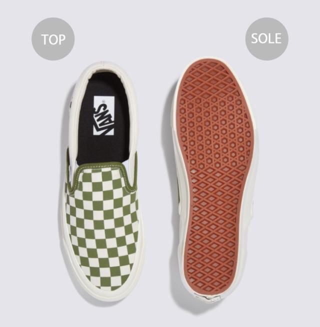 VANS バンズ スニーカー CHECKERBOARD SLIP-ON REISSUE 98 LX PESTO VN000CSECIB スリッポン リイシュー VANS バンズ スニーカー CHECKERBOARD SLIP-ON REISSUE 98 LX PESTO