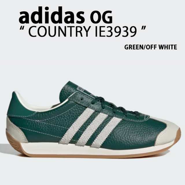 adidas Originals アディダス オリジナルス スニーカー COUNTRY OG IE3939 GREEN OFF WHITE カントリー カントリー OG グリーン オフホ