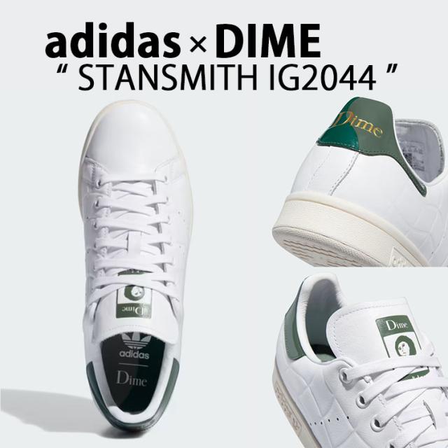 adidas original アディダス Dime ダイム スニーカー STANSMITH IG2044 WHITE GREEN スタンスミス シューズ ホワイト グリーン コラボ