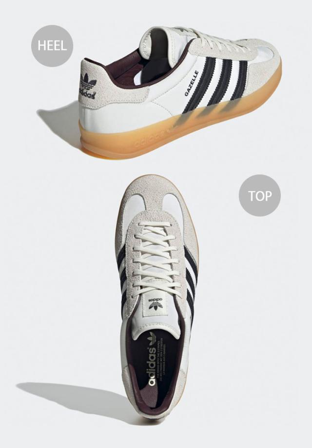adidas Originals アディダス スニーカー GAZELLE INDOOR HIKARI SHIBATA IH9985 ガゼル インドア ヒカリシバタ WHITE GRAY GUM コラボ_3