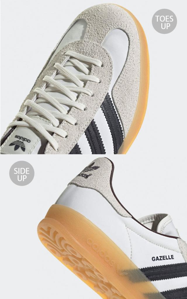 adidas Originals アディダス スニーカー GAZELLE INDOOR HIKARI SHIBATA IH9985 ガゼル インドア ヒカリシバタ WHITE GRAY GUM コラボ_4