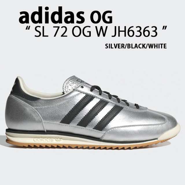 adidas originals アディダス レディース スニーカー SL 72 OG W JH6363 SILVER シューズ エスエル72 レザー本革 シルバーメタリック