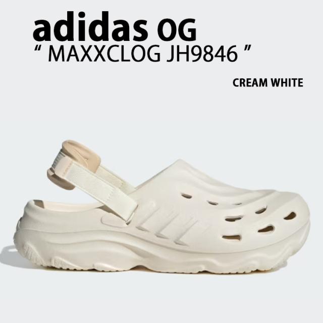 adidas アディダス サンダル MAXXCLOG JH9846 CREAM WHITE SAND STRATA