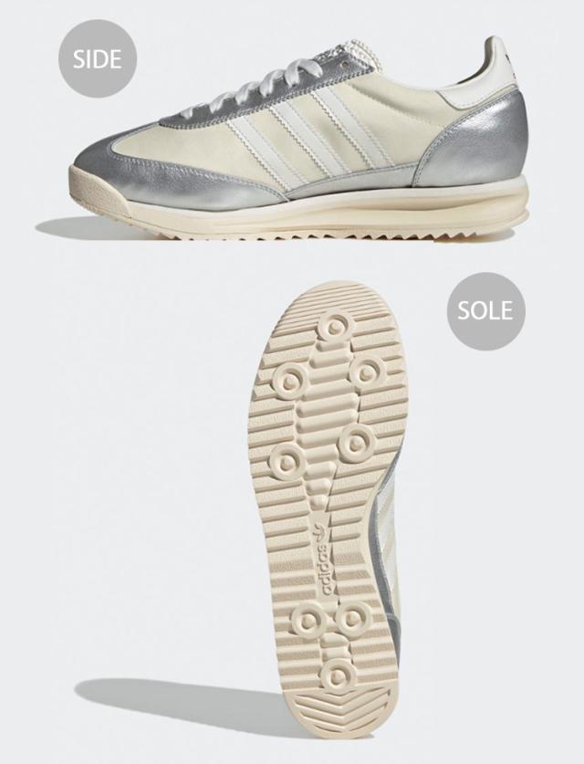 スニーカー adidas SL 72 Silver Cream JI3531 adidas originals アディダス スニーカー SL 72 RS JI3531