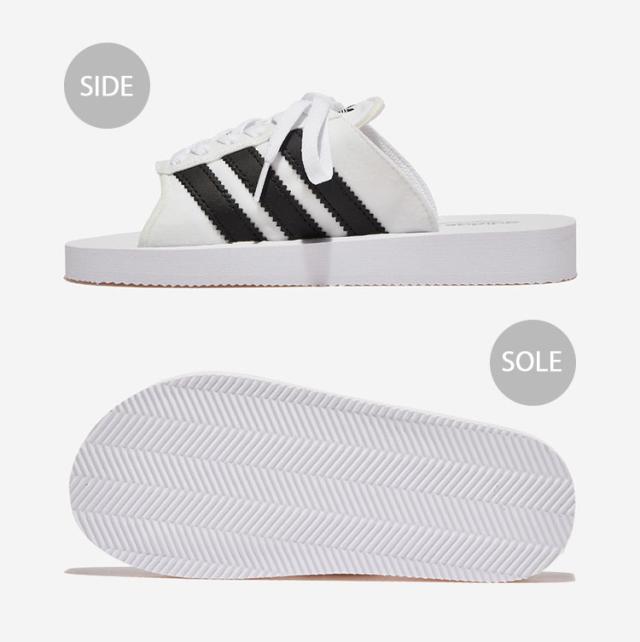 adidas originals アディダス サンダル GAZELLE BEACH W ガゼル ビーチ スライドサンダル WHITE JQ7420 BLACK JQ7421 シャワーサンダル_2