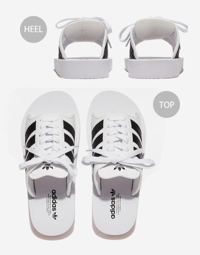 adidas originals アディダス サンダル GAZELLE BEACH W ガゼル ビーチ スライドサンダル WHITE JQ7420 BLACK JQ7421 シャワーサンダル_3