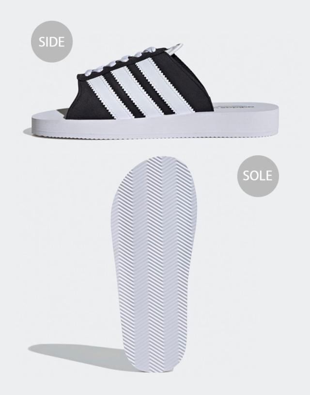 adidas originals アディダス サンダル GAZELLE BEACH W ガゼル ビーチ スライドサンダル WHITE JQ7420 BLACK JQ7421 シャワーサンダル_6